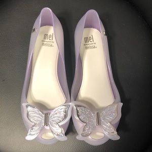 Melissa Clear Butterfly Dress Flat